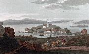 John William Edy Town of Brevig painting